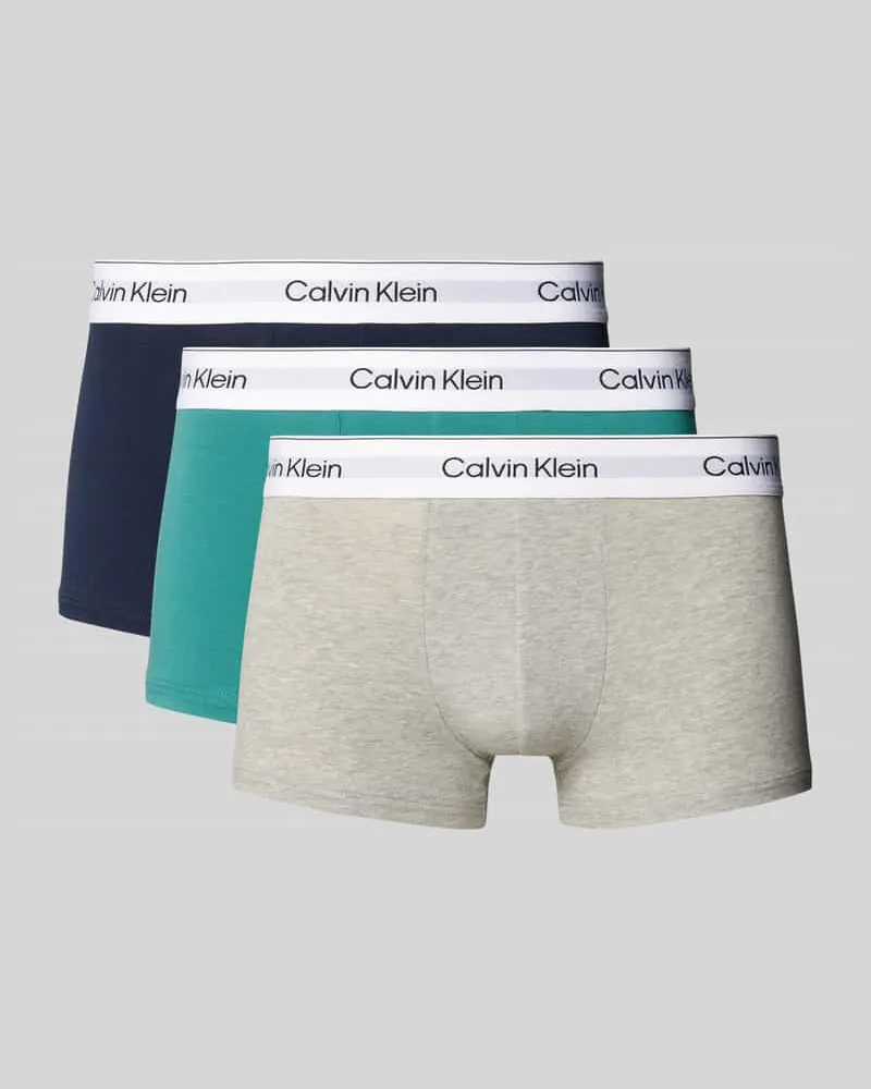 Calvin Klein Trunks mit elastischem Logo-Bund im 3er-Pack 