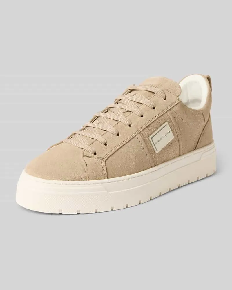 Antony Morato Sneaker mit Schnürverschluss Beige