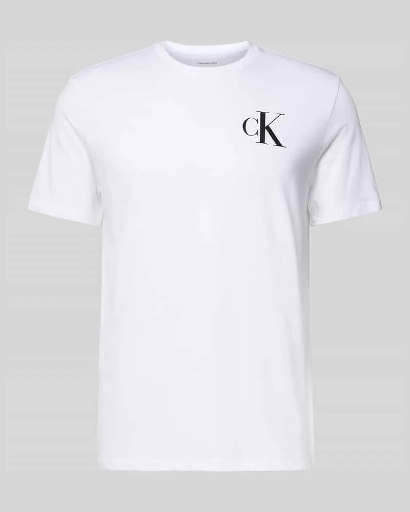Calvin Klein T-Shirt mit Label-Print 