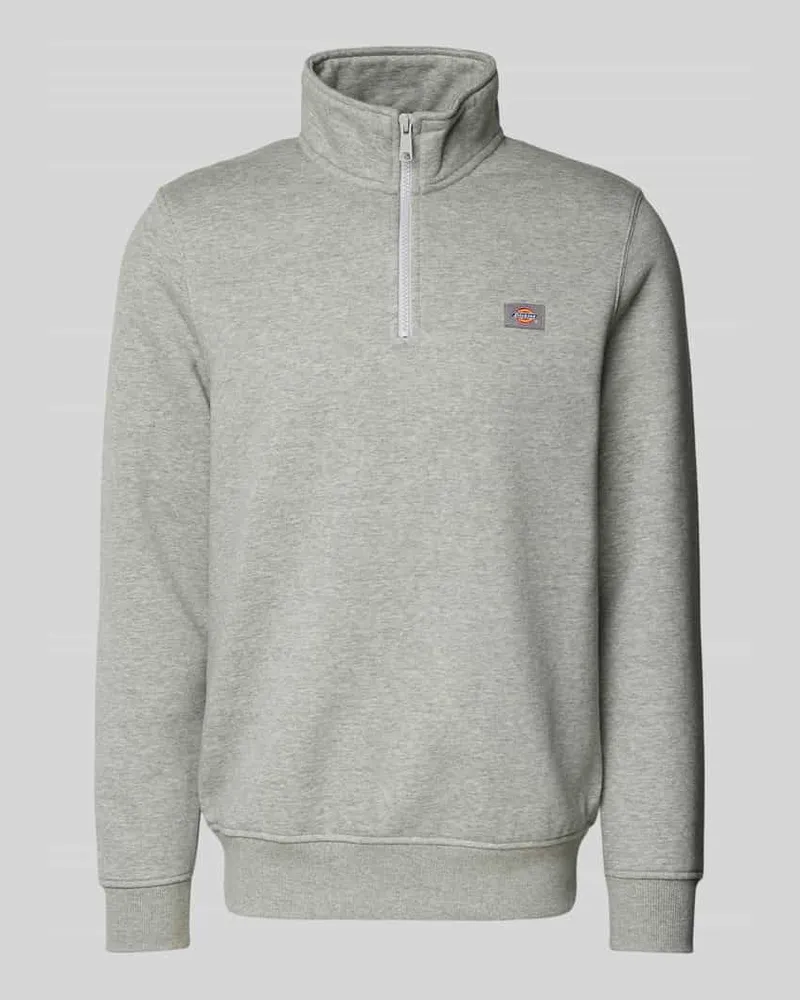 Dickies Sweatshirt mit Label-Patch Modell 'OAKPORT QUARTER 