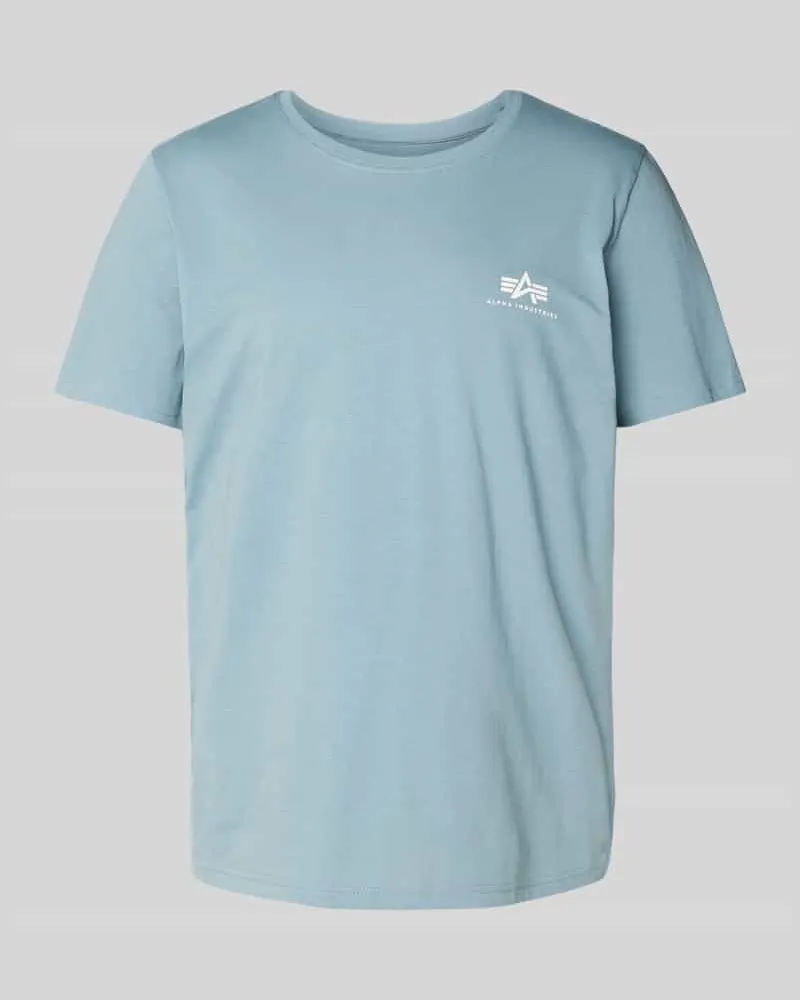 Alpha Industries T-Shirt mit Label-Print 