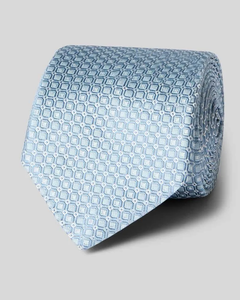 HUGO BOSS Krawatte aus Seiden-Mix Dunkelblau