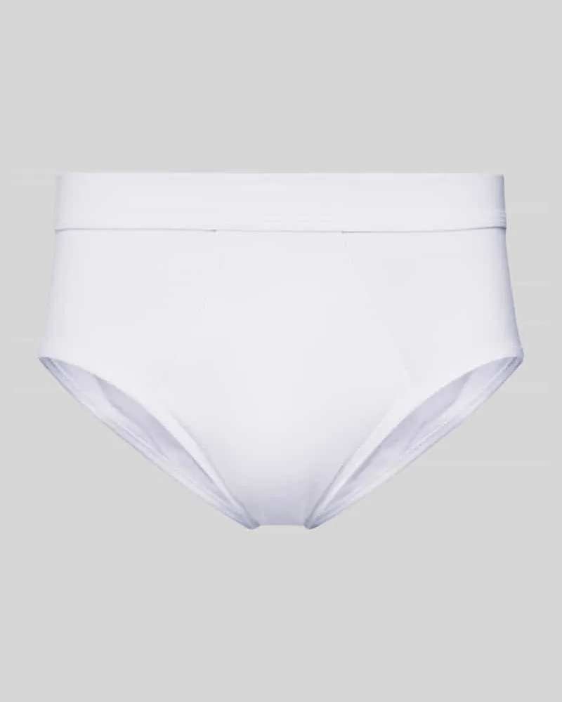 Schiesser Slip mit elastischem Bund Weiss