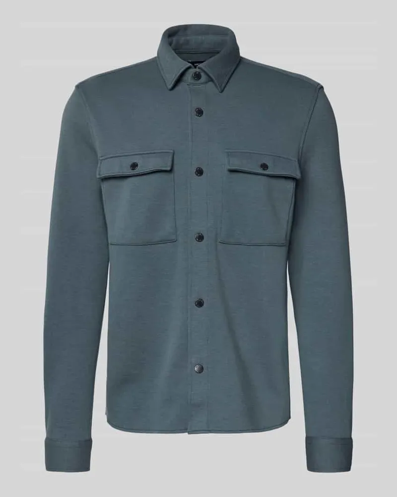 McNeal Hemdjacke mit Druckknopfleiste Anthrazit