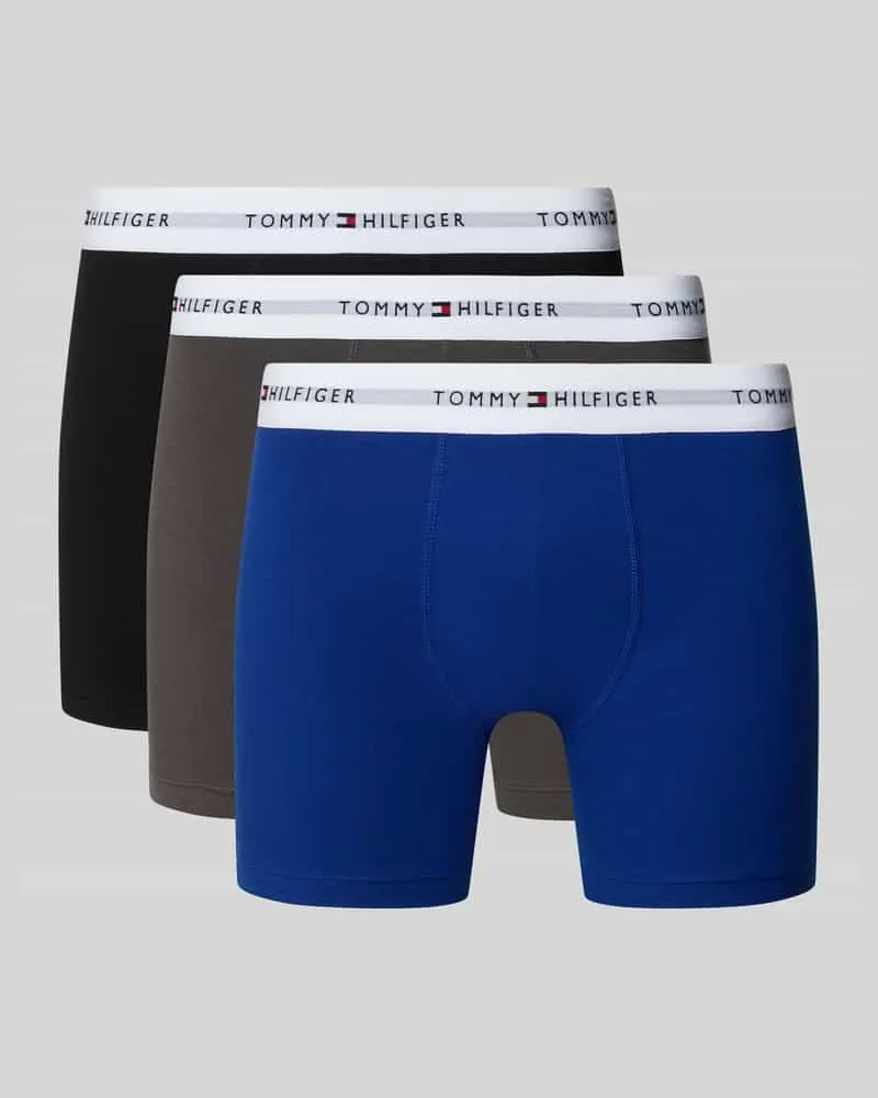Tommy Hilfiger Trunks aus Baumwoll-Mix im 3er-Pack 