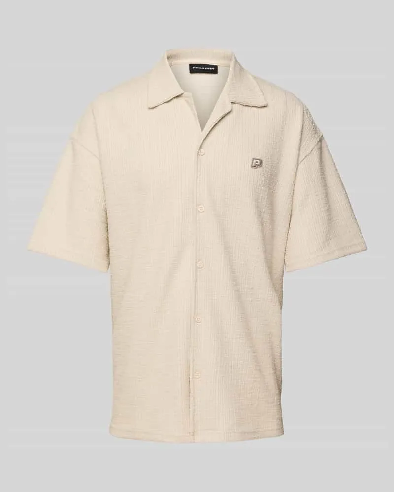 PEGADOR Regular Fit Freizeithemd mit Label-Stitching Modell 'LIBCO 