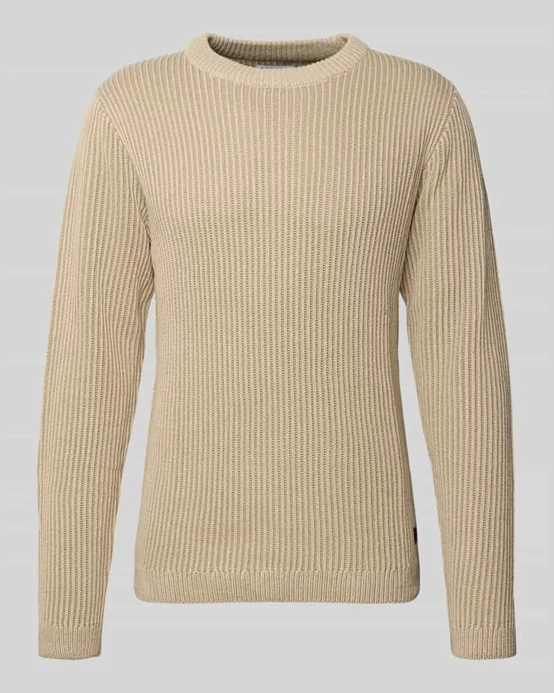 Jack & Jones Strickpullover mit gerippten Abschlüssen Modell 'DOVER 