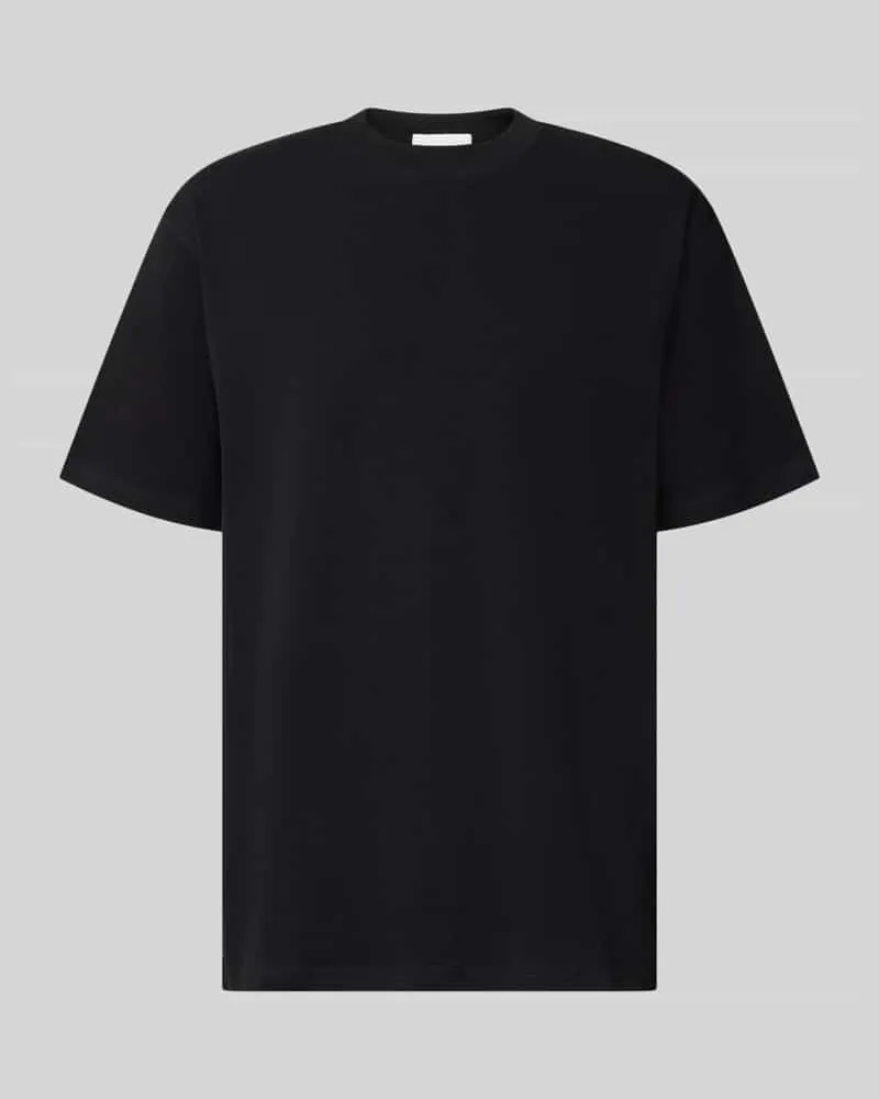 Armedangels Relaxed Fit T-Shirt aus reiner Baumwolle Modell 'MAARKOS Black