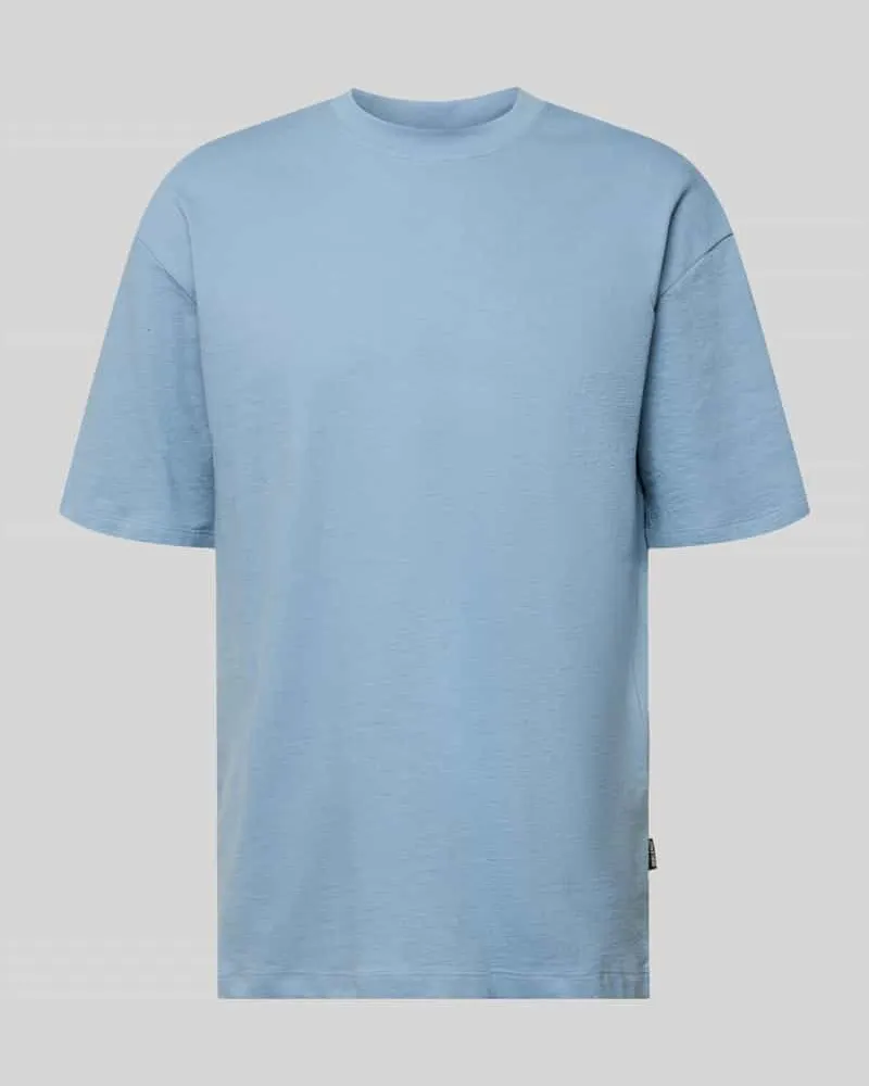 Blend T-Shirt mit Rundhalsausschnitt Modell 'KAISER Jeansblau