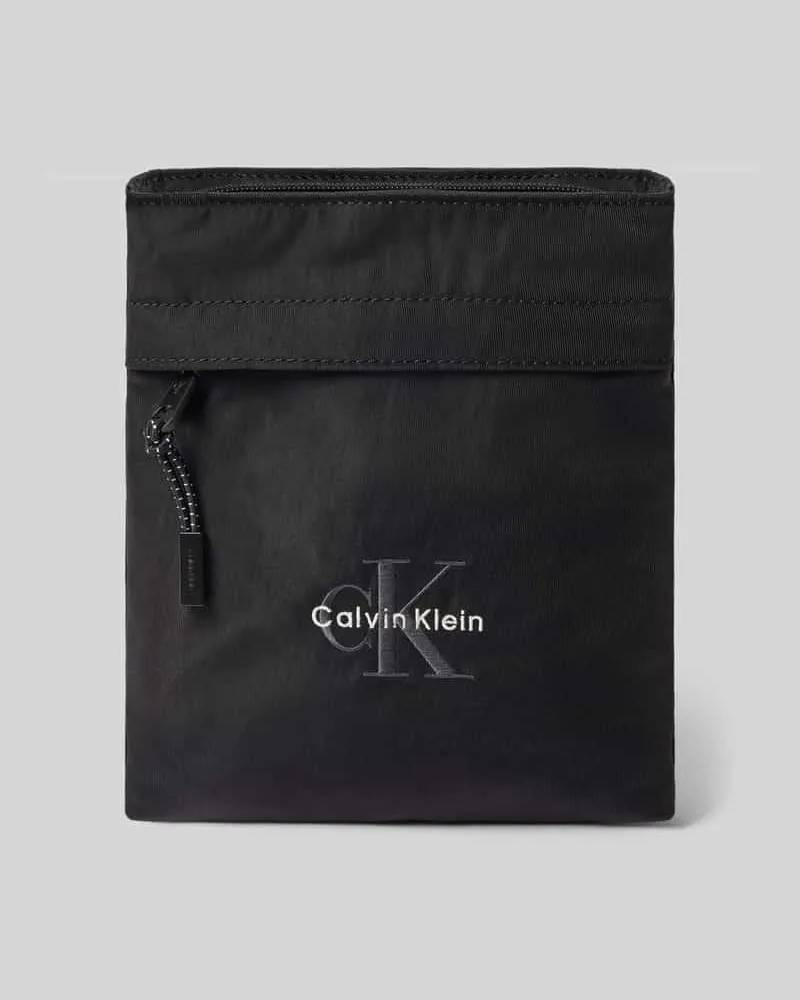 Calvin Klein Crossbody Bag mit Label-Stitching Black