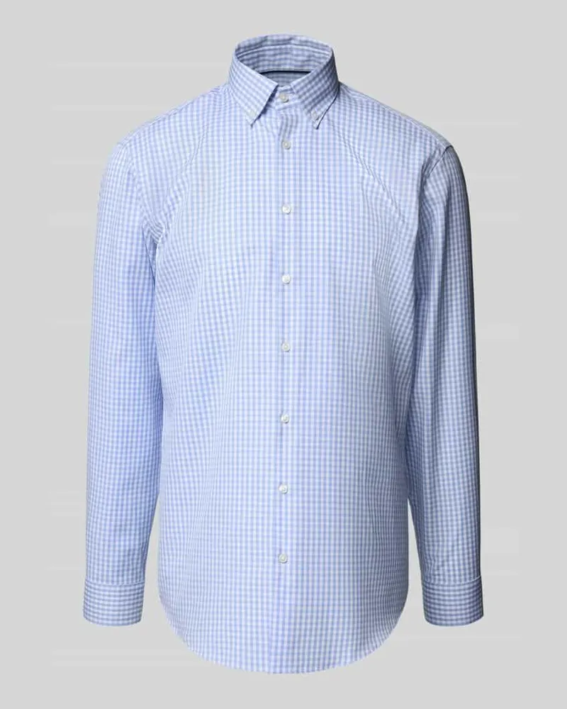 JAKE*S Regular Fit Business-Hemd mit Button-Down-Kragen 