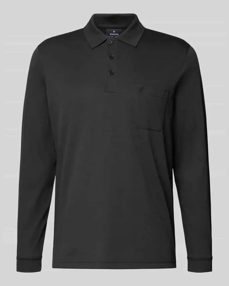 Ragman Regular Fit Poloshirt mit Brusttasche 