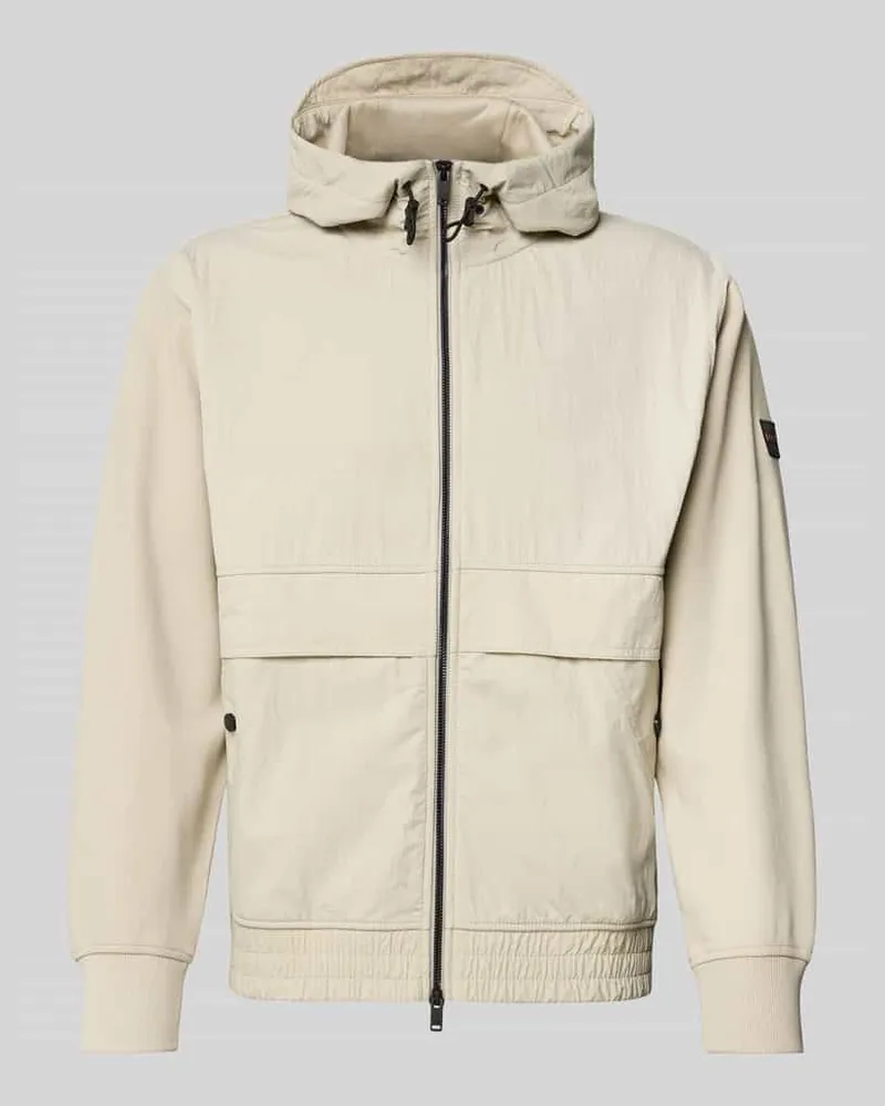 HUGO BOSS Regular Fit Sweatjacke aus reiner Baumwolle Modell 'ZE_HOOD 