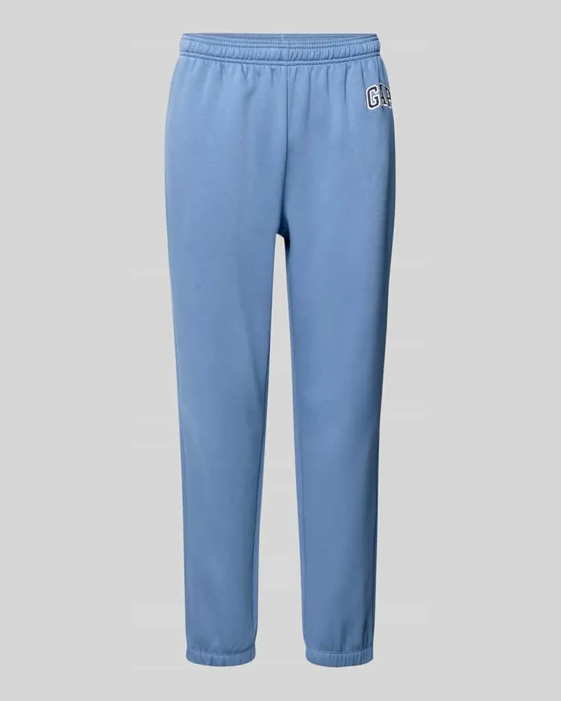 GAP Sweatpants mit elastischem Bund Jeansblau