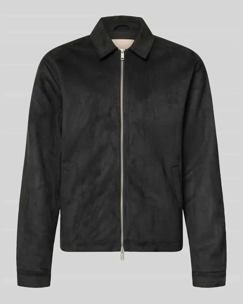 Only & Sons Bomberjacke mit Zweiwege Reißverschluss Black