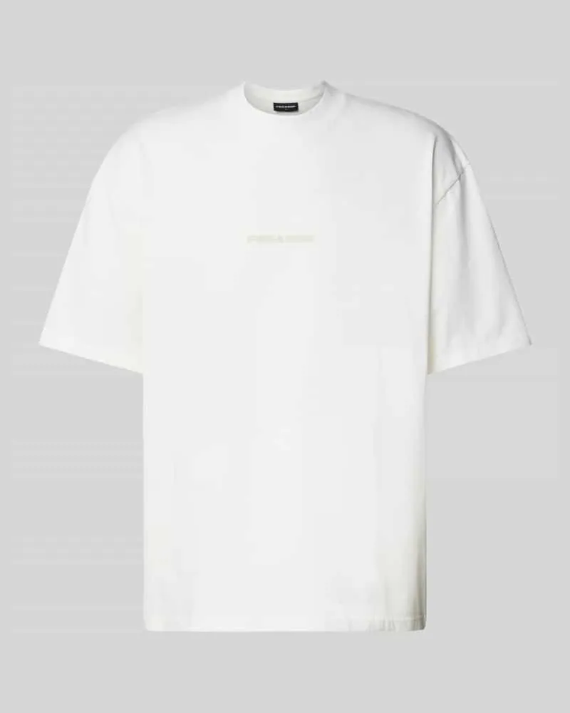 PEGADOR Oversized T-Shirt mit Label-Print Modell 'COLNE 