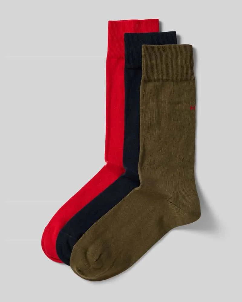 HUGO BOSS Socken mit Label-Detail im 3er-Pack Modell 'UNI COLORS 