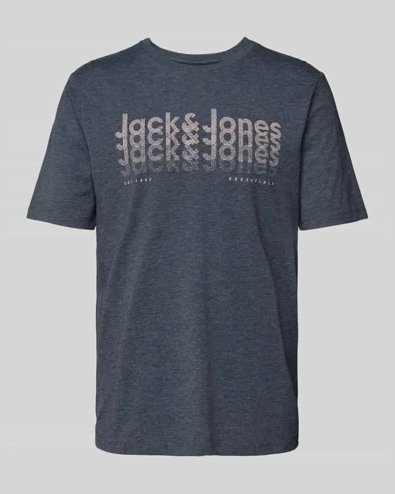 Jack & Jones T-Shirt mit Label-Print Modell 'TEX 