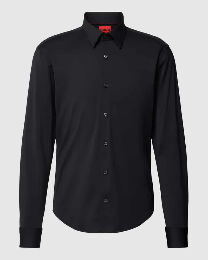 HUGO BOSS Business-Hemd mit Kentkragen Modell 'Ermo 