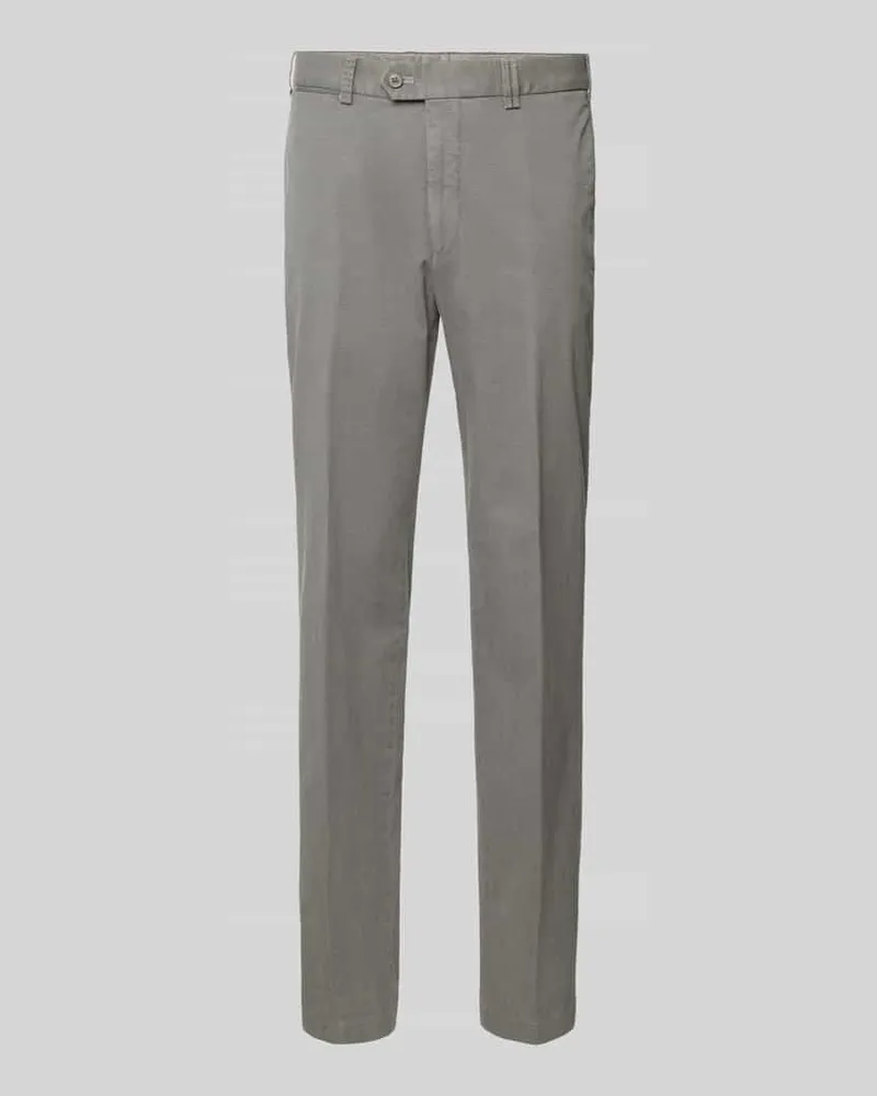 Hiltl Slim Fit Hose mit Bügelfalten Modell 'Teaker 