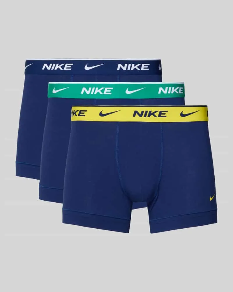 Nike Trunks mit elastischem Bund im 3er-Pack Marine