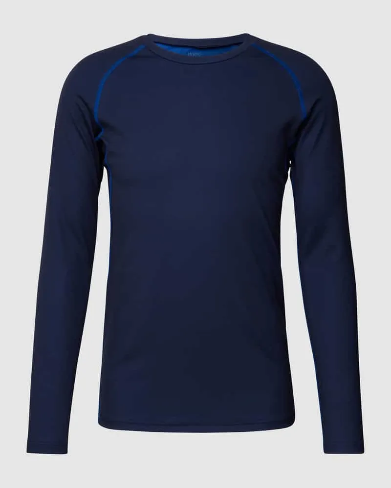 Mey Longsleeve mit Kontrastnähten 