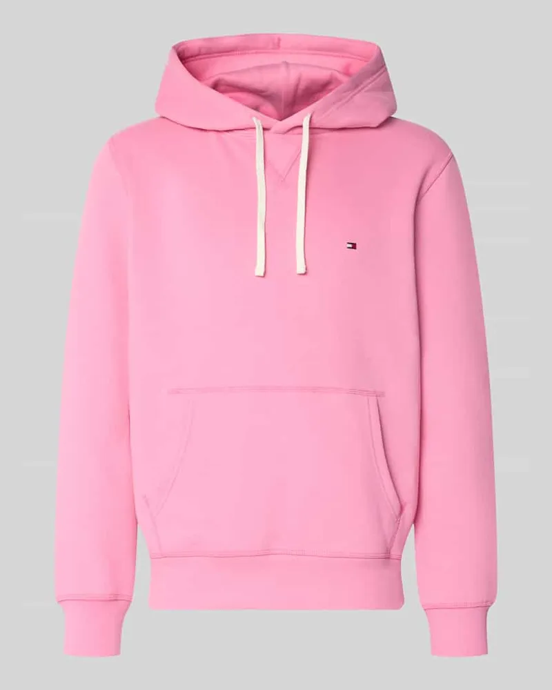 Tommy Hilfiger Regular Fit Hoodie aus Baumwoll-Mix Pink