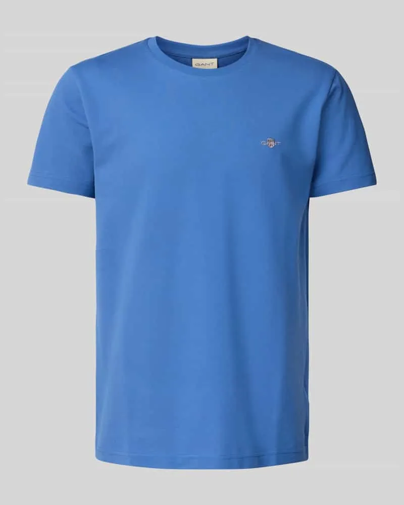 Gant Slim Fit T-Shirt mit Label-Stitching 