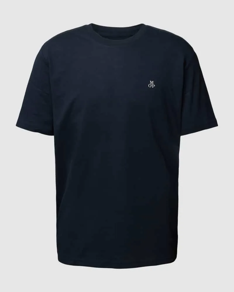 Marc O'Polo T-Shirt mit Label-Print Marine
