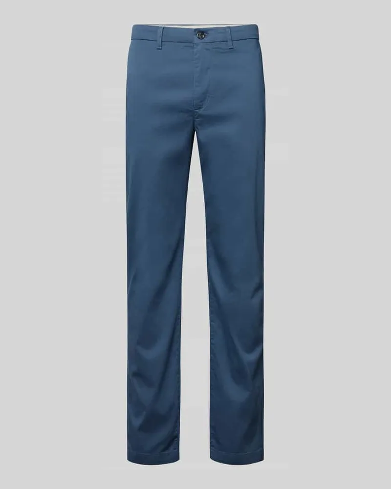 Tommy Hilfiger Regular Fit Chino aus Baumwoll-Mix Modell 'DENTON Petrol