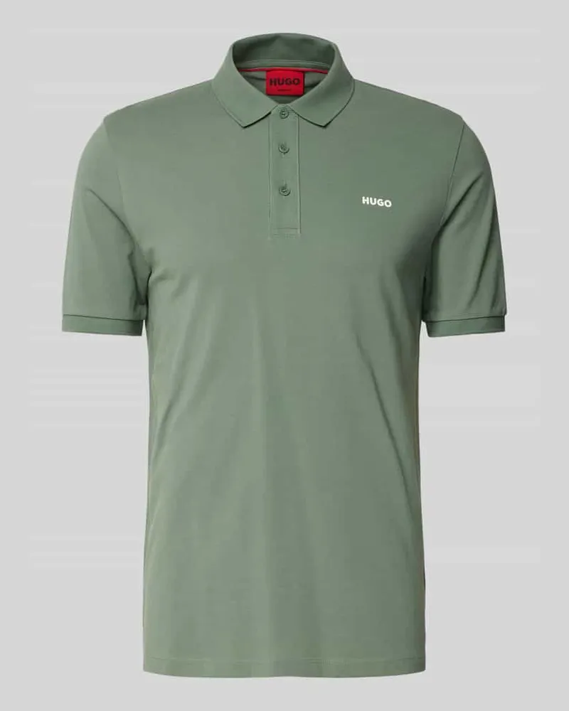 HUGO BOSS Poloshirt mit Label-Print Modell 'Donos 
