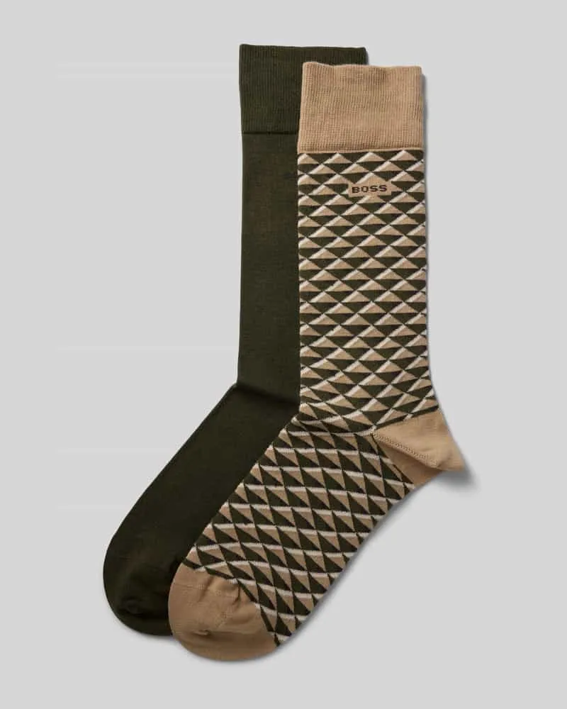 HUGO BOSS Socken aus Baumwoll-Mix im 2er-Pack 