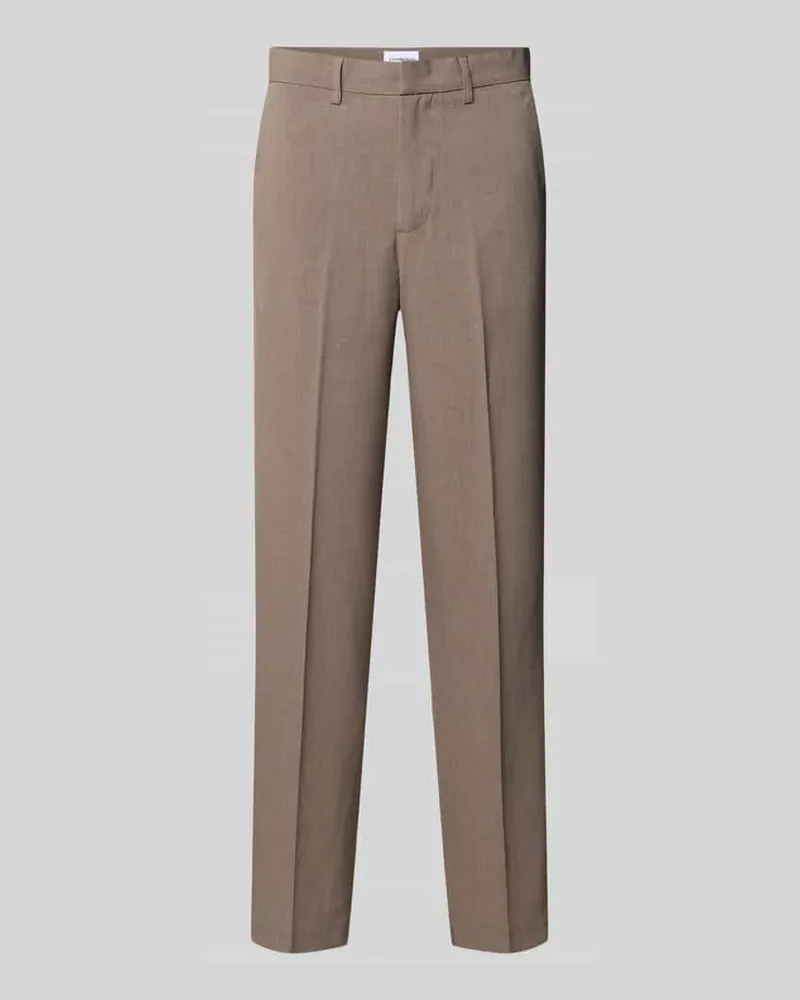 Lindbergh Relaxed Fit Stoffhose mit Bügelfalten 