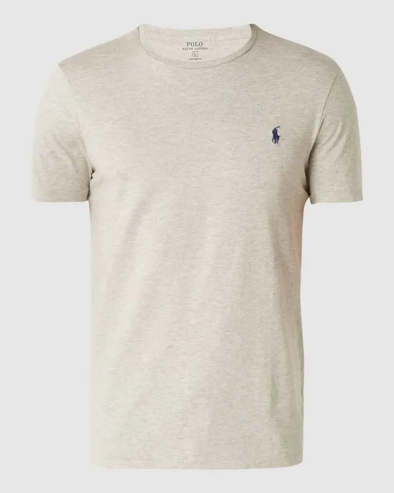 Ralph Lauren Slim Fit T-Shirt mit Logo-Stitching 