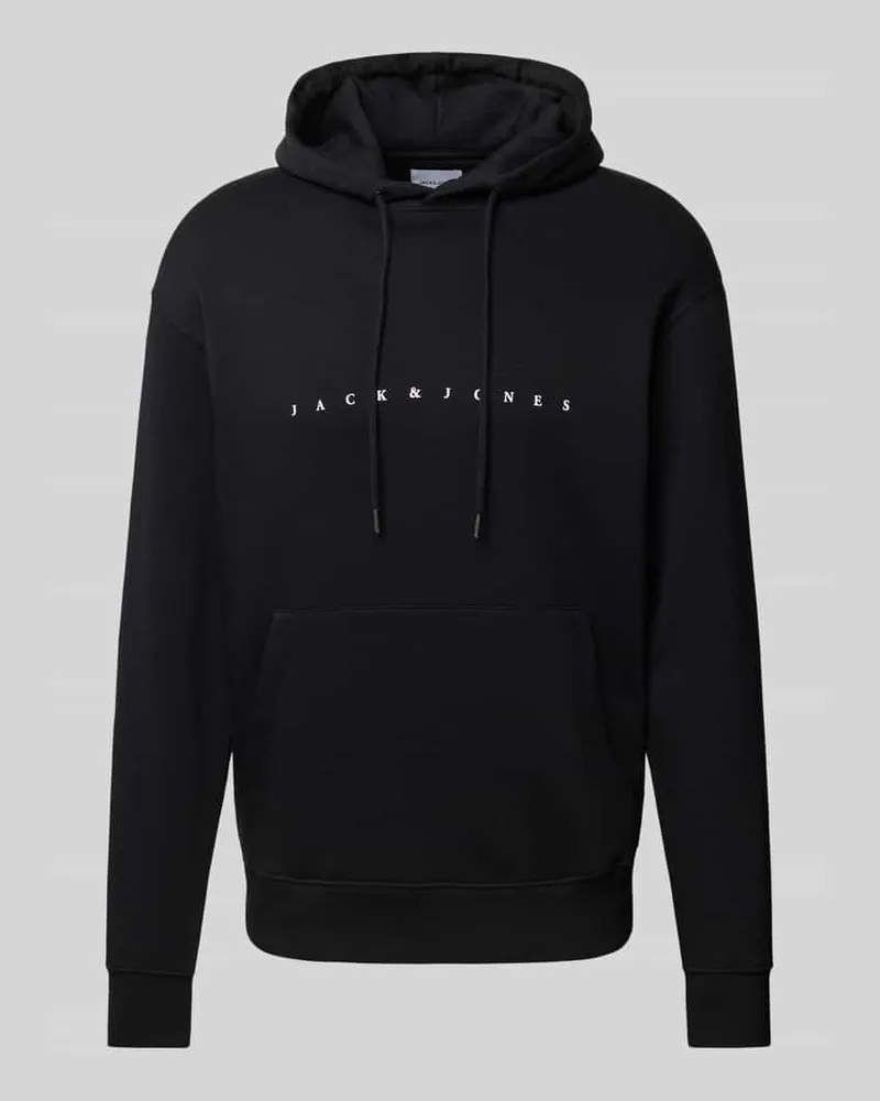Jack & Jones Hoodie mit Label-Print 
