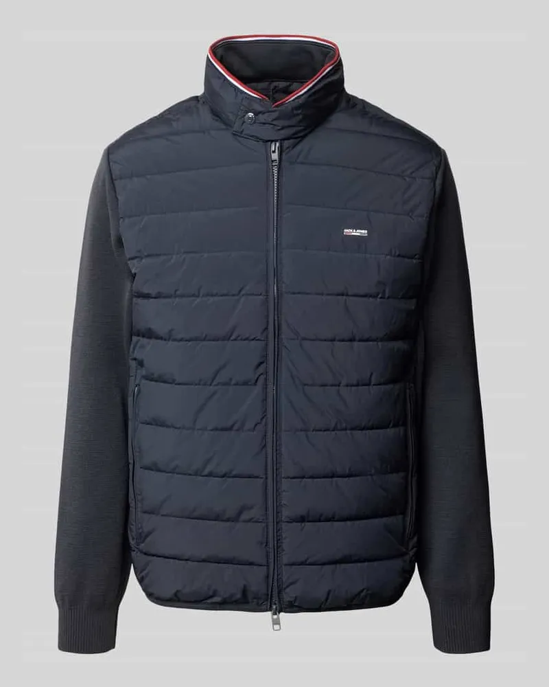 Jack & Jones Steppjacke mit Zweiwege-Reißverschluss Modell 'GARRY Marine