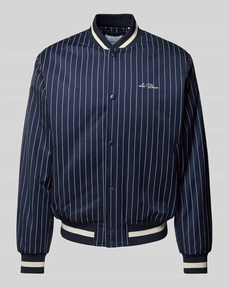 LES DEUX Bomberjacke mit Label-Stitching Modell 'Tech Varsity 