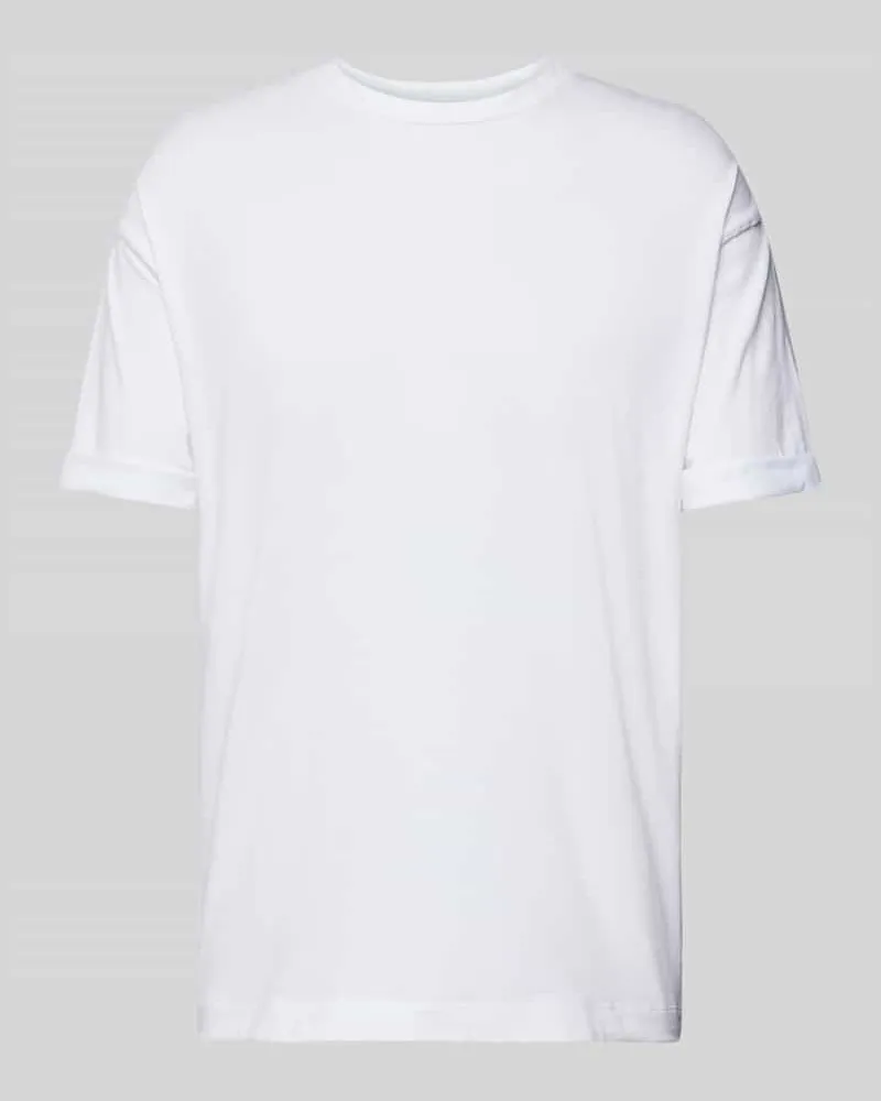 Drykorn Oversized T-Shirt mit überschnittenen Schultern Modell 'THILO Weiss