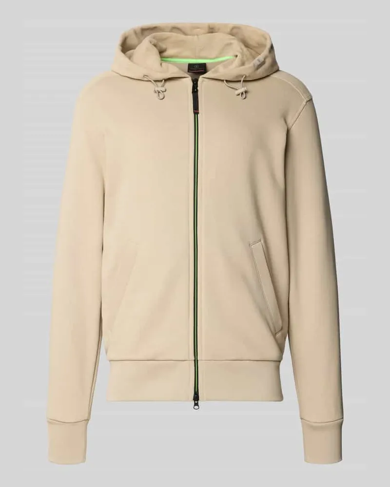 Bogner Hoodie Modell 'KANO 2' mit Zweiwege Reißverschluss Sand