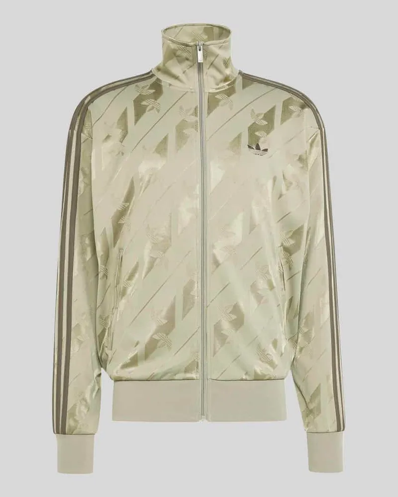 adidas Regular Fit Sweatjacke mit Reißverschluss Silber