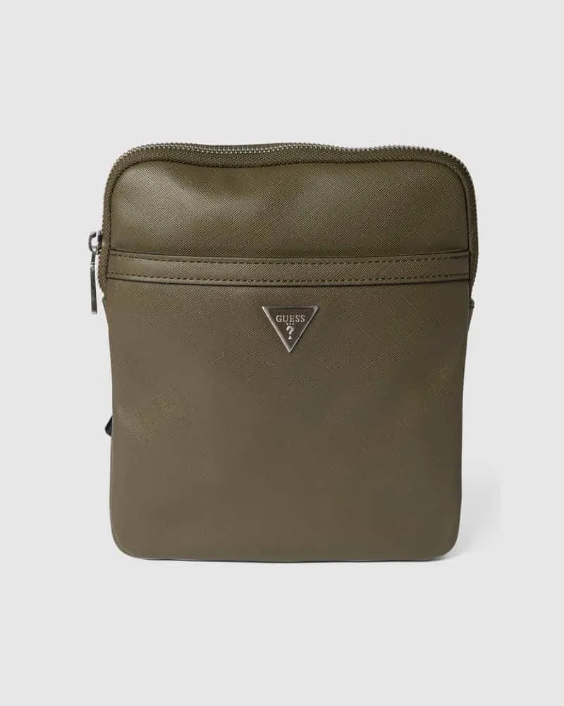 Guess Umhängetasche mit Logo-Applikation Oliv