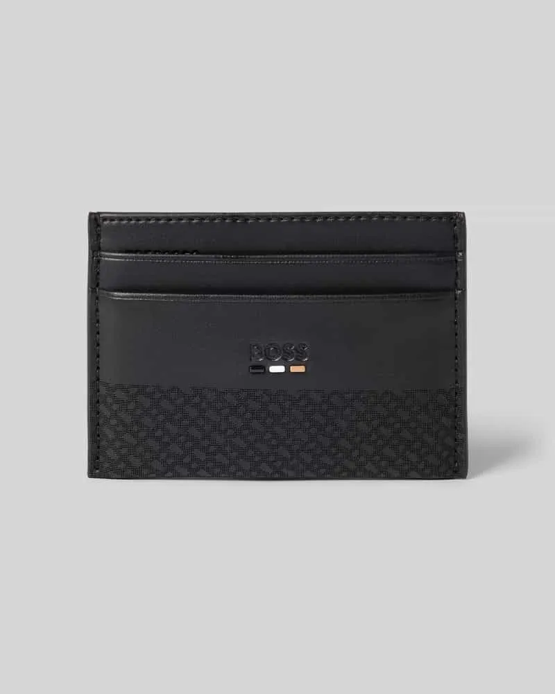 HUGO BOSS Kartenetui mit 5 Fächern Black