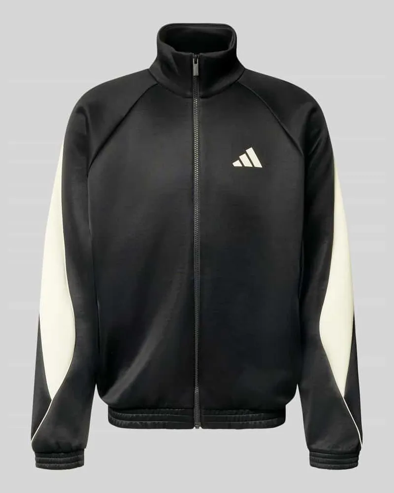 adidas Trainingsjacke mit Stehkragen und Logo 