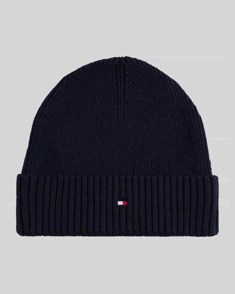 Tommy Hilfiger Beanie mit Logo-Detail Marine