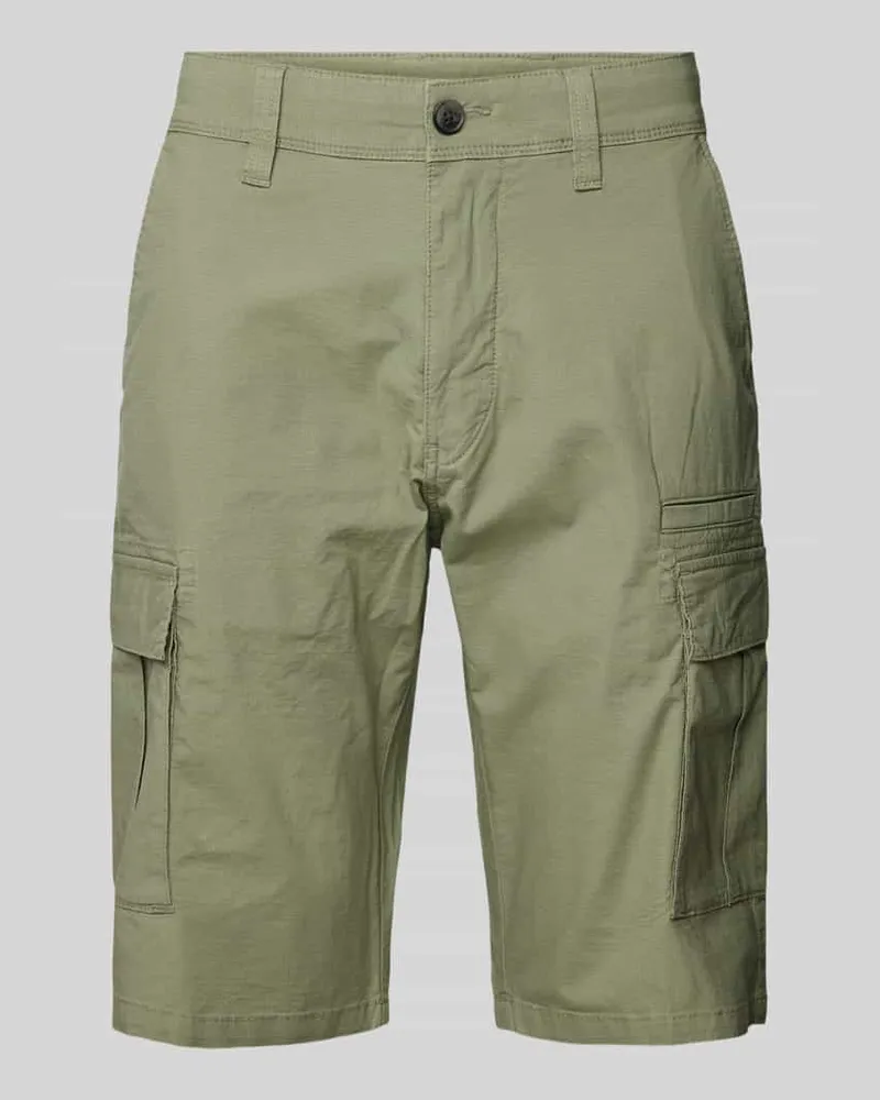 S.Oliver Straight Leg Cargohose mit Cargotaschen Oliv