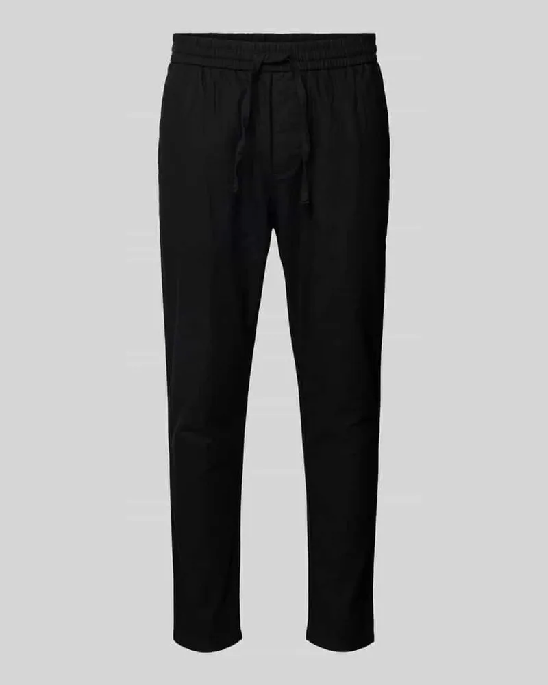 Only & Sons Cropped Stoffhose aus Leinen-Mix Modell 'LINUS 