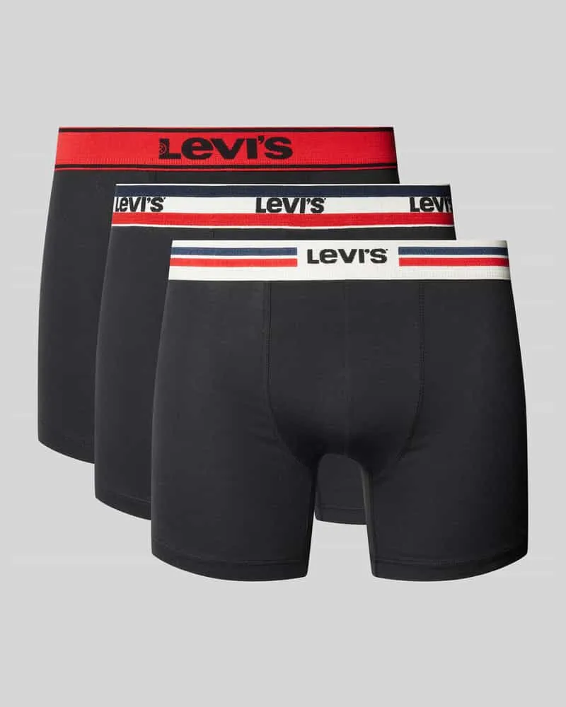 Levi's Trunks mit elastischem Logo-Bund im 3er-Pack 