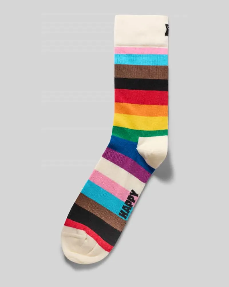 Happy Socks Socken mit Pride-Print Offwhite