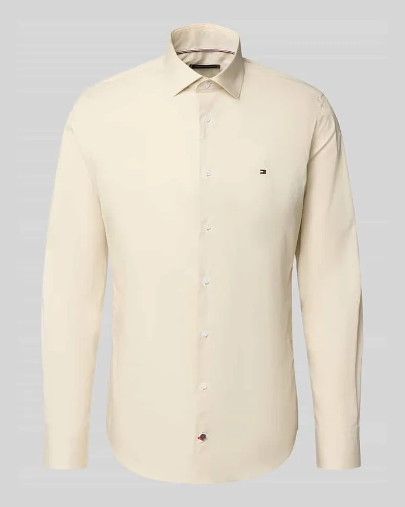 Tommy Hilfiger Slim Fit Businesshemd mit Kentkragen 