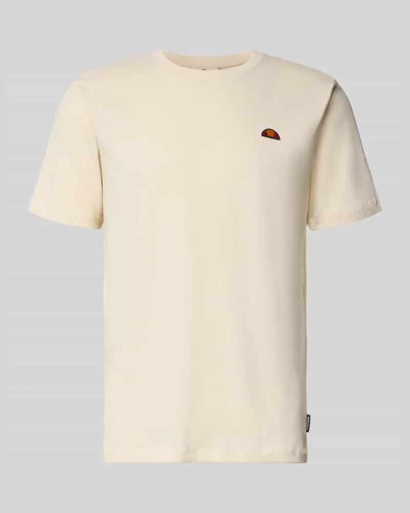 Ellesse T-Shirt mit Label-Stitching Modell 'CASSICA Offwhite